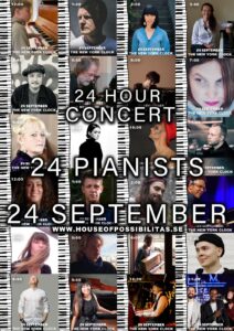 24 filmtimmar, 24 pianister, 24 september